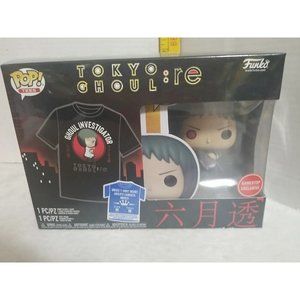 Funko Pop Anime Tokyo Ghoul: RE Toru Mutduki Pop and Tee Sz M Gamestop Exclusive